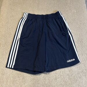 Mens Adidas Athletic Blue Athletic Shorts Medium